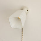 Porcelain and Milk Glass Sconce - elsie green - decor