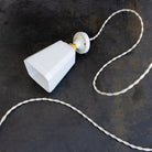 Porcelain and Milk Glass Sconce - elsie green - decor