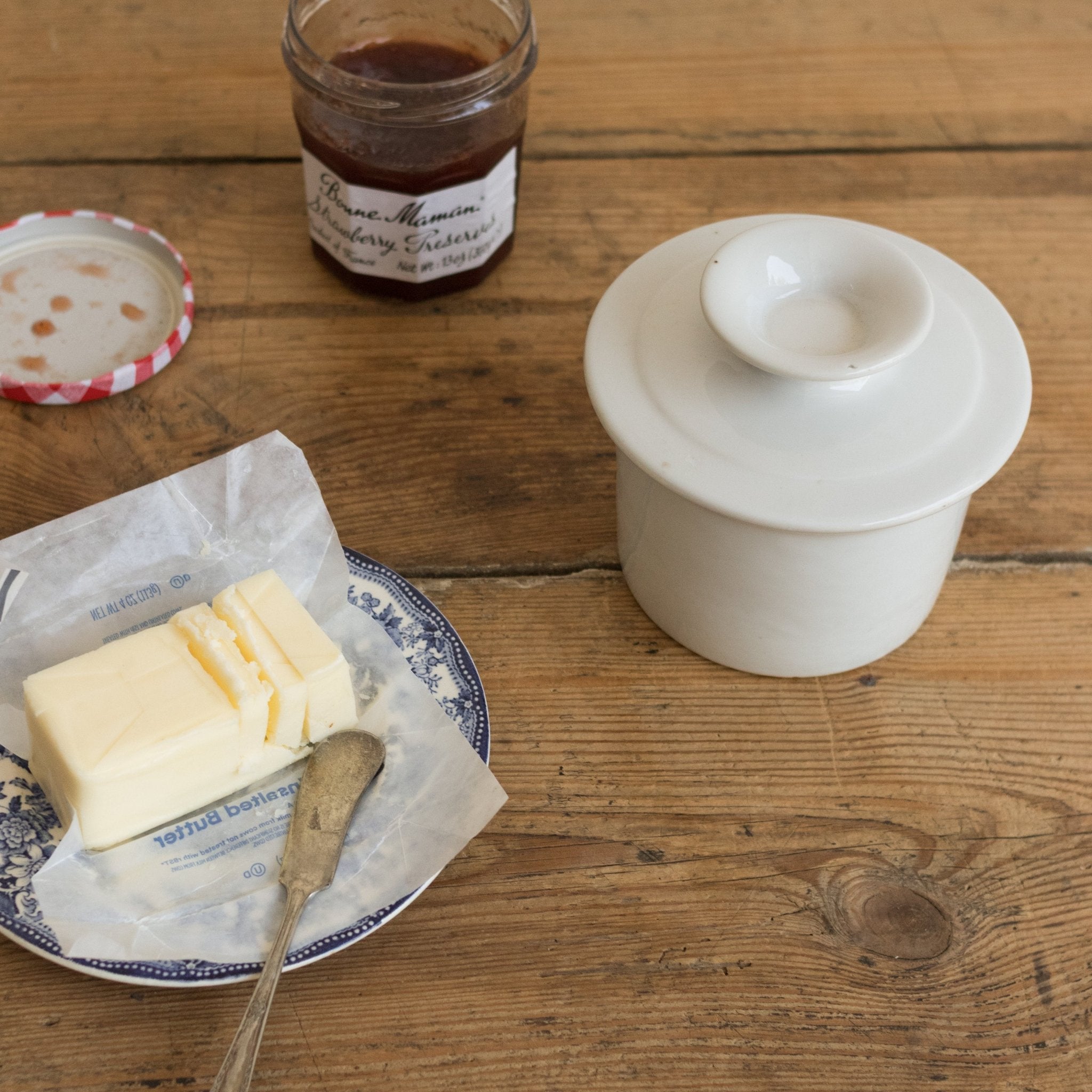 Porcelain Butter Keeper - elsie green - the french kitchen