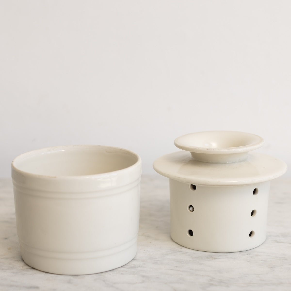 Porcelain Butter Keeper - elsie green - the french kitchen