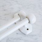 Porcelain Double Towel Bar - elsie green - decor