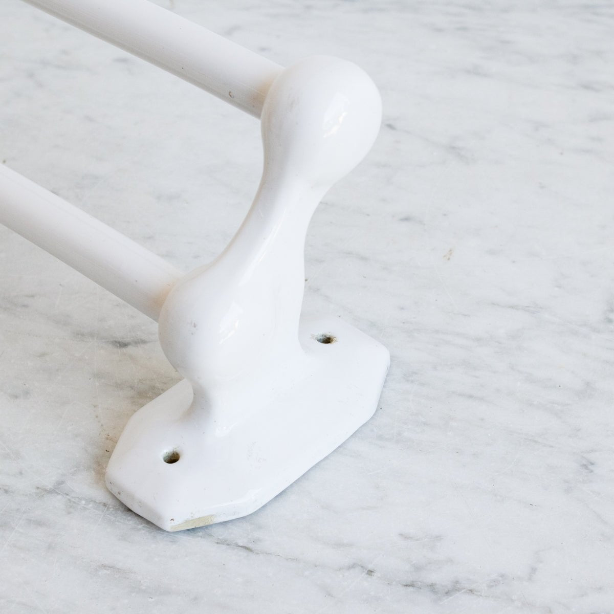Porcelain Double Towel Bar - elsie green - decor