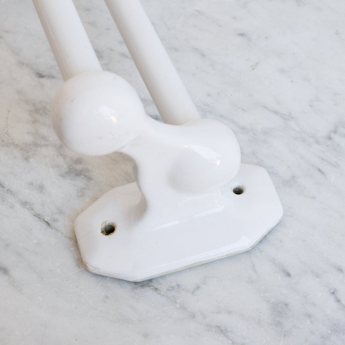 Porcelain Double Towel Bar - elsie green - decor