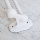 Porcelain Double Towel Bar - elsie green - decor