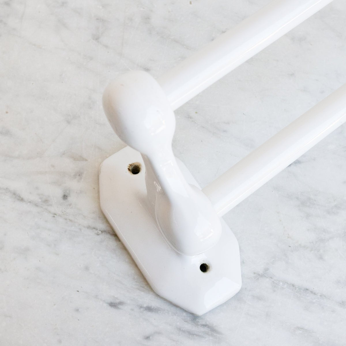 Porcelain Double Towel Bar - elsie green - decor