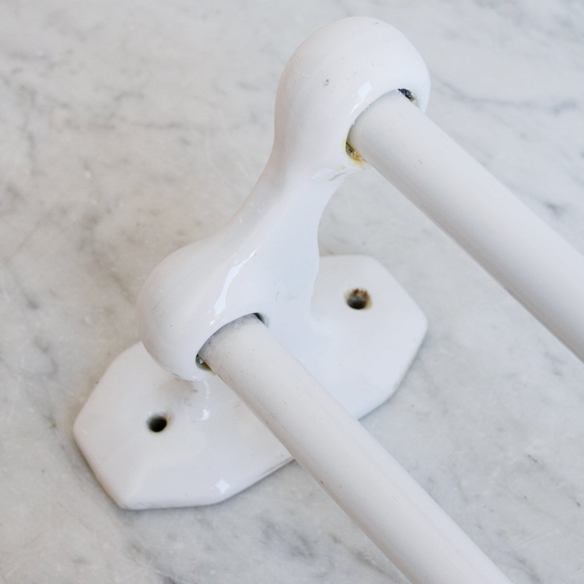 Porcelain Double Towel Bar - elsie green - decor