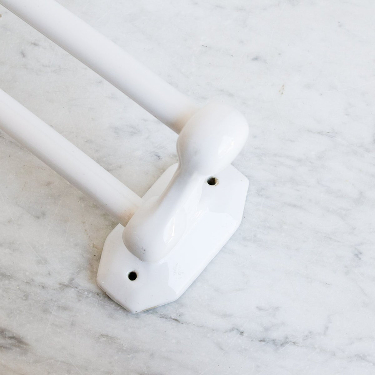 Porcelain Double Towel Bar - elsie green - decor
