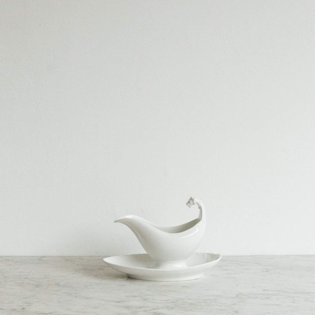 Porcelain Lion Gravy Boat - elsie green - The French Kitchen