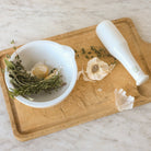 Porcelain Mortar & Pestle - elsie green - The French Kitchen