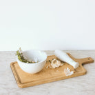 Porcelain Mortar & Pestle - elsie green - The French Kitchen