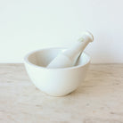 Porcelain Mortar & Pestle - elsie green - The French Kitchen