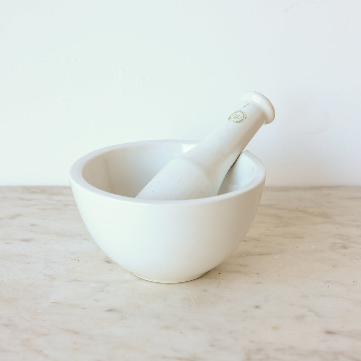 Porcelain Mortar & Pestle - elsie green - The French Kitchen
