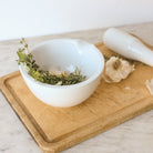 Porcelain Mortar & Pestle - elsie green - The French Kitchen