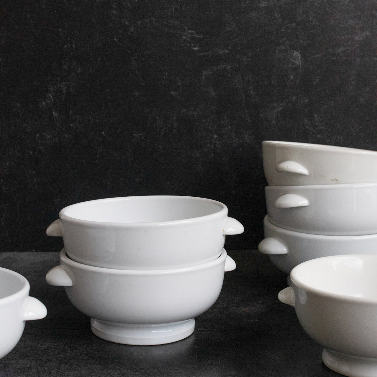 Porcelain Mussel Bowl Set Of 7 - elsie green - The French Kitchen