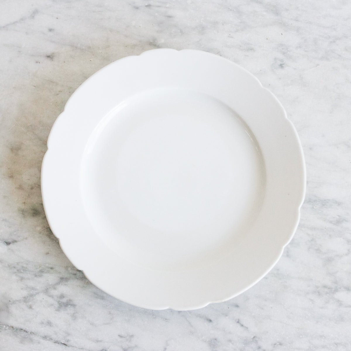 Porcelain Platter with Vintage Silver Serving Set - elsie green - The French Kitchen