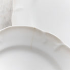 Porcelain Scalloped Edge Salad Plate Set of 6 - elsie green - The French Kitchen