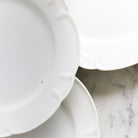 Porcelain Scalloped Edge Salad Plate Set of 6 - elsie green - The French Kitchen