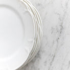 Porcelain Scalloped Edge Salad Plate Set of 6 - elsie green - The French Kitchen