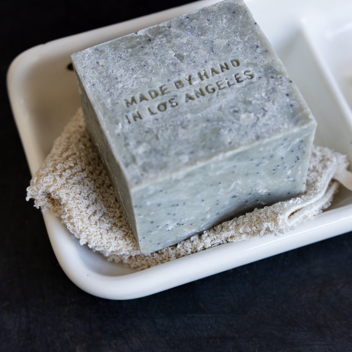 Porcelain Schoolhouse Soap Dish - elsie green - decor