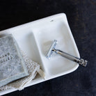 Porcelain Schoolhouse Soap Dish - elsie green - decor