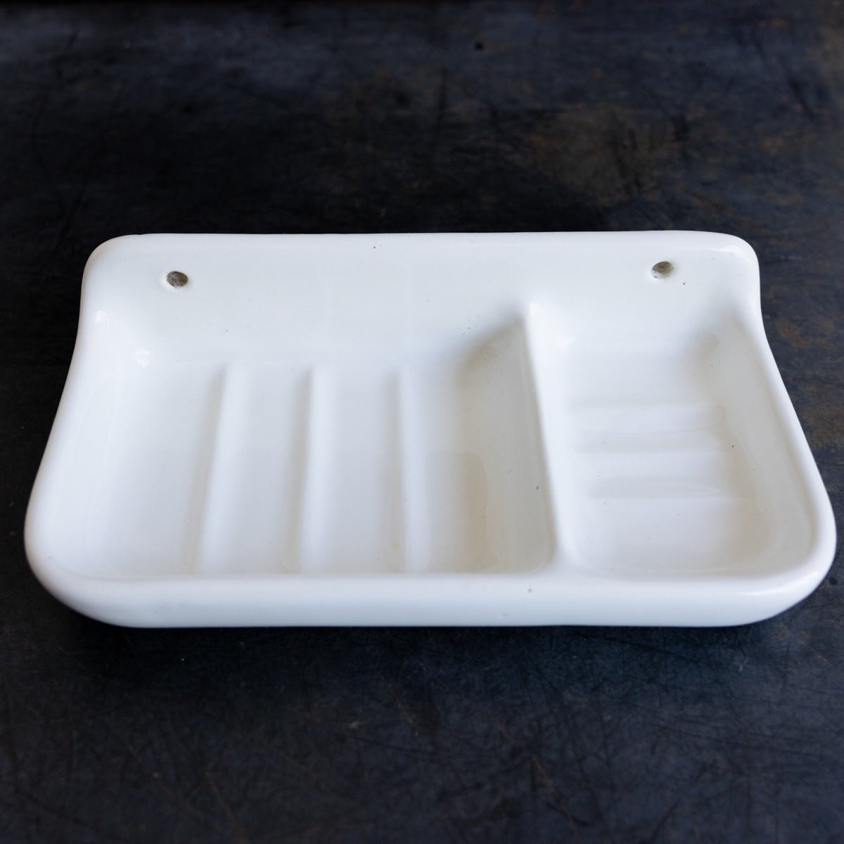 Porcelain Schoolhouse Soap Dish - elsie green - decor