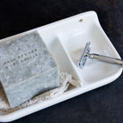 Porcelain Schoolhouse Soap Dish - elsie green - decor