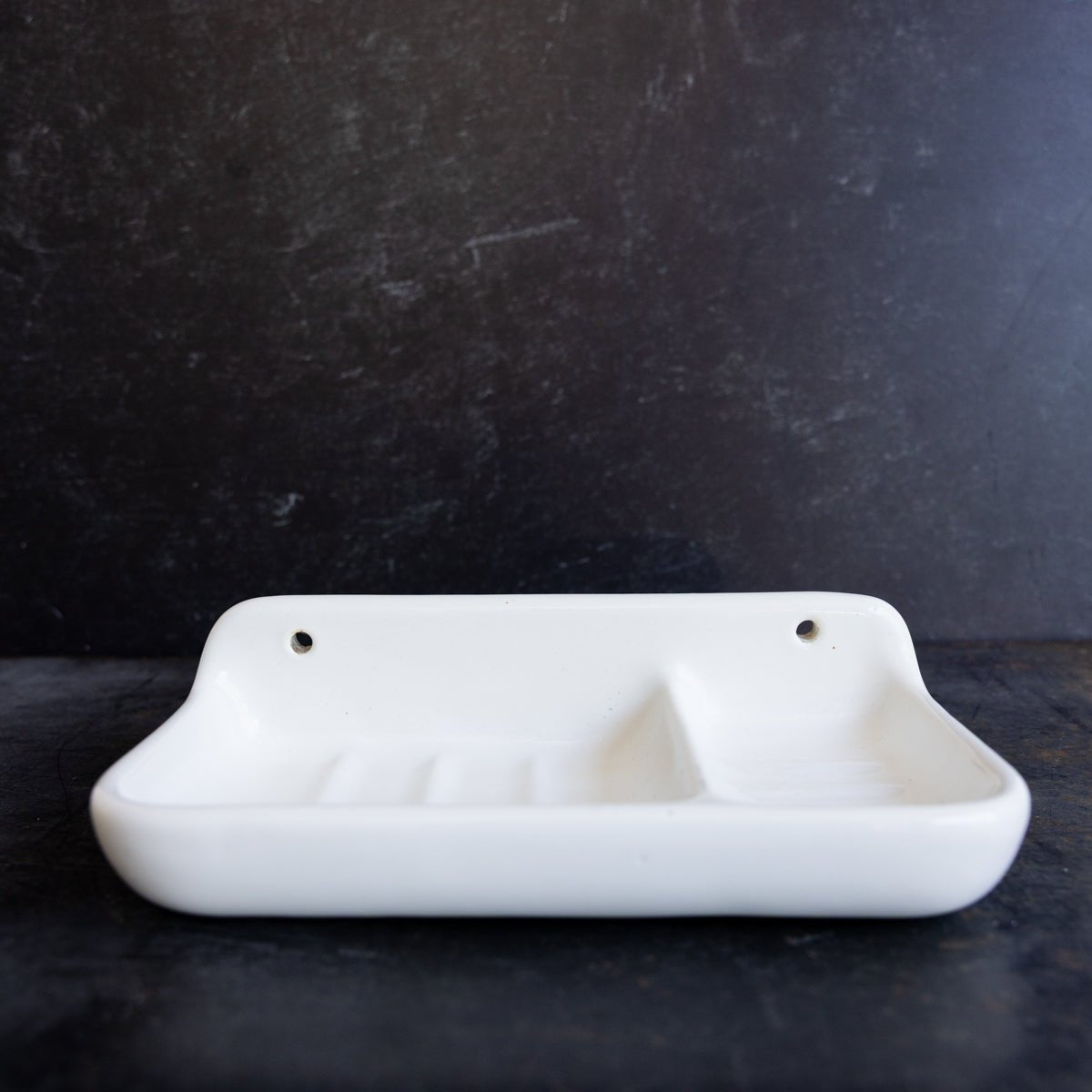 Porcelain Schoolhouse Soap Dish - elsie green - decor
