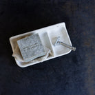 Porcelain Schoolhouse Soap Dish - elsie green - decor