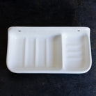 Porcelain Schoolhouse Soap Dish - elsie green - decor