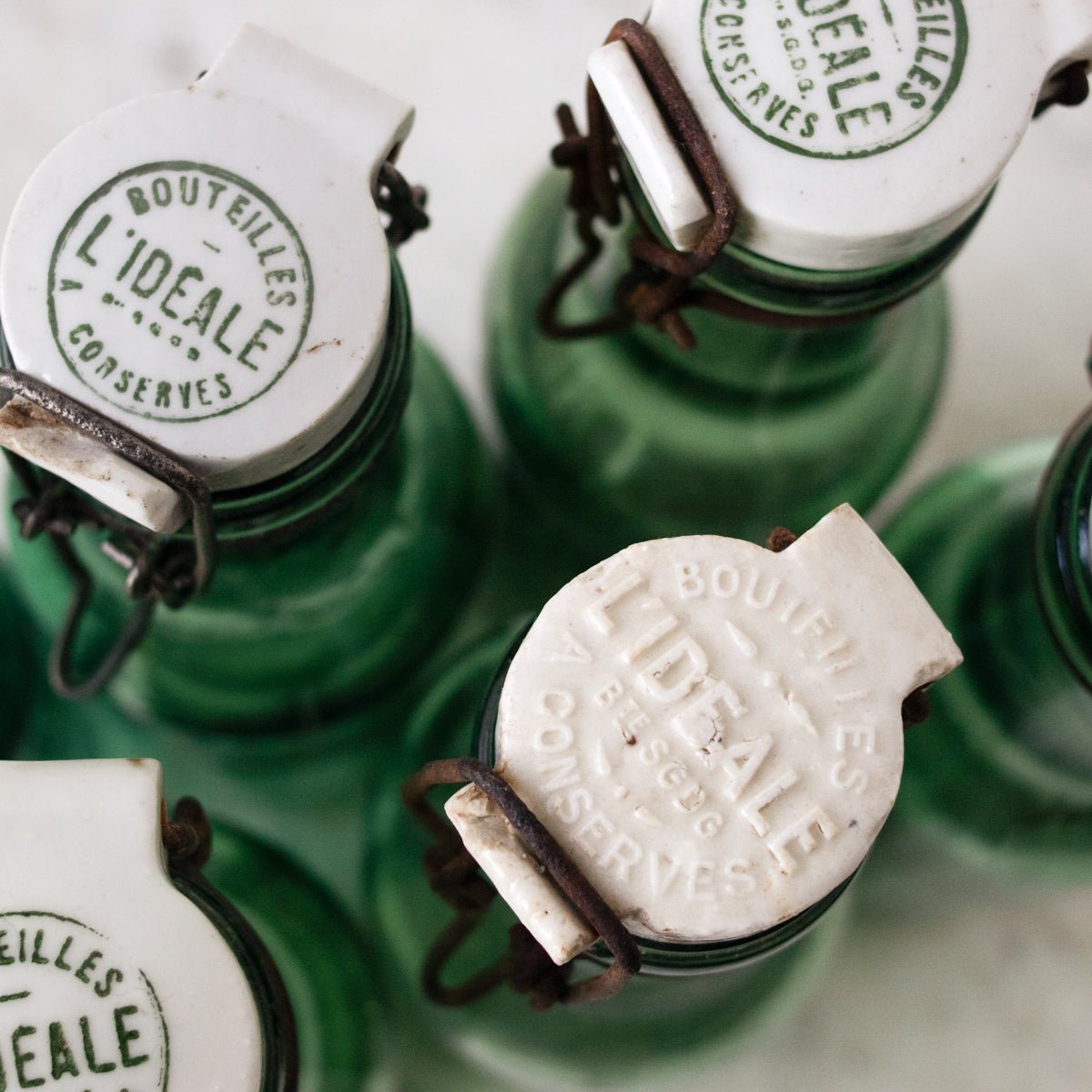 Porcelain Top Canning Jar - elsie green - the french kitchen