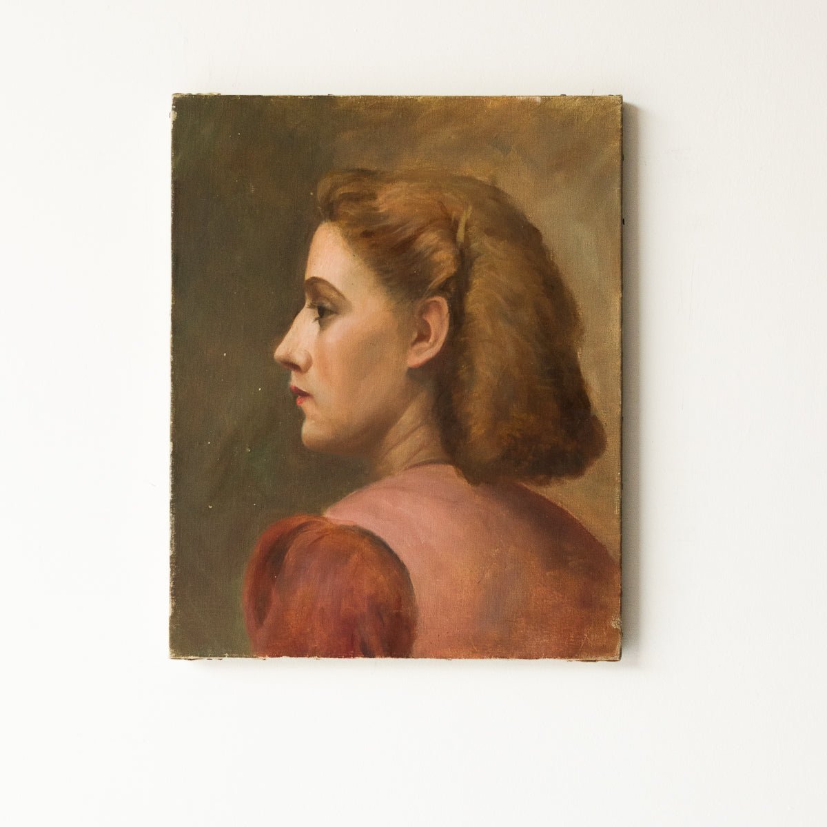 Portrait De Silvie Oil Painting - elsie green - Art