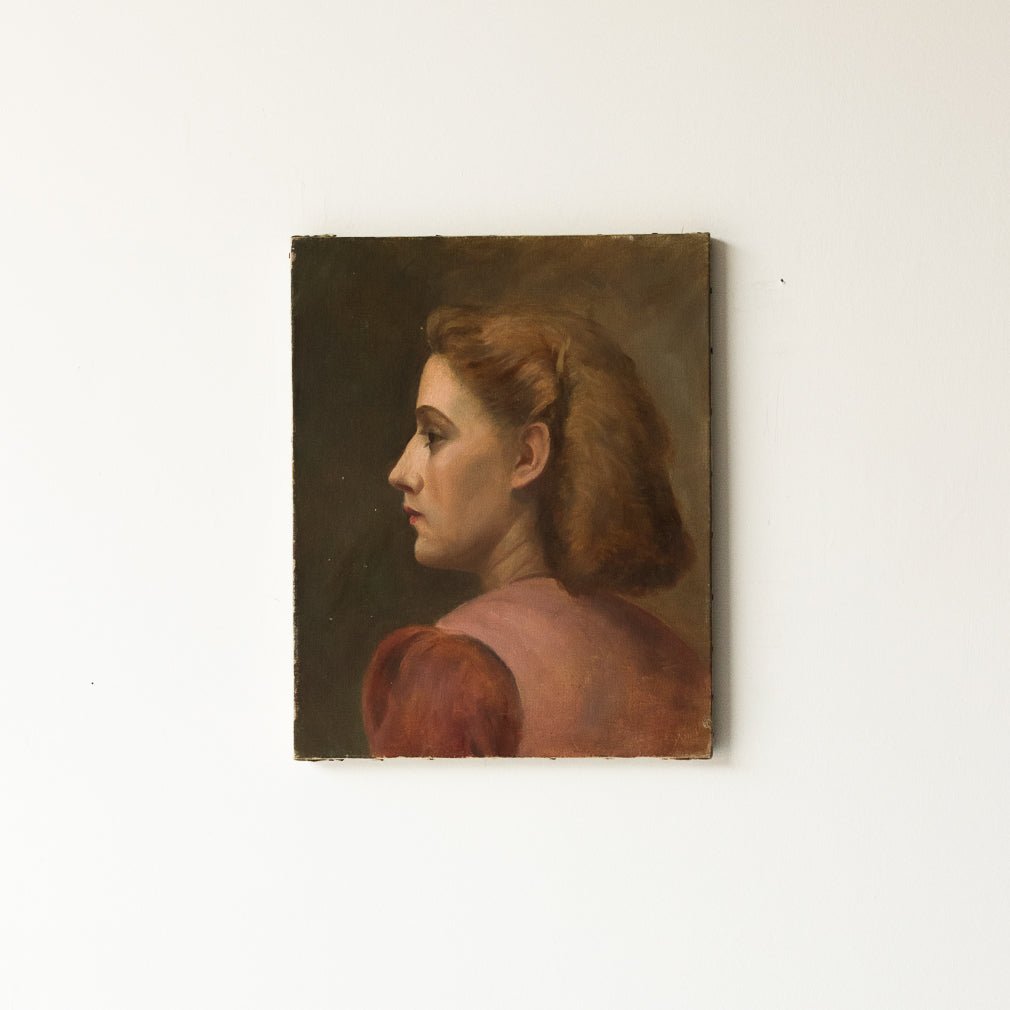 Portrait De Silvie Oil Painting - elsie green - Art