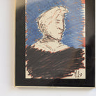 Portrait in Blue and Black - elsie green - art