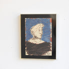 Portrait in Blue and Black - elsie green - art