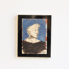 Portrait in Blue and Black - elsie green - art