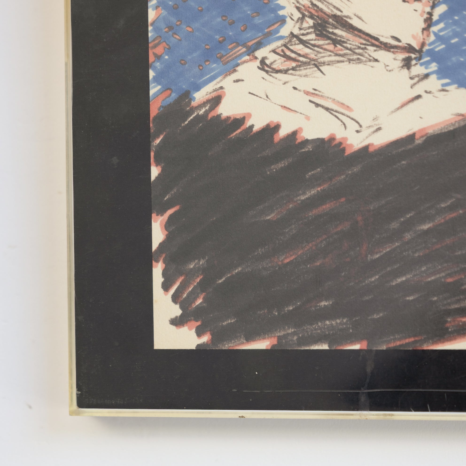 Portrait in Blue and Black - elsie green - art