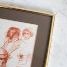 Portrait in Conte Crayon - elsie green - art