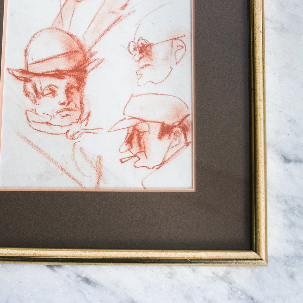 Portrait in Conte Crayon - elsie green - art