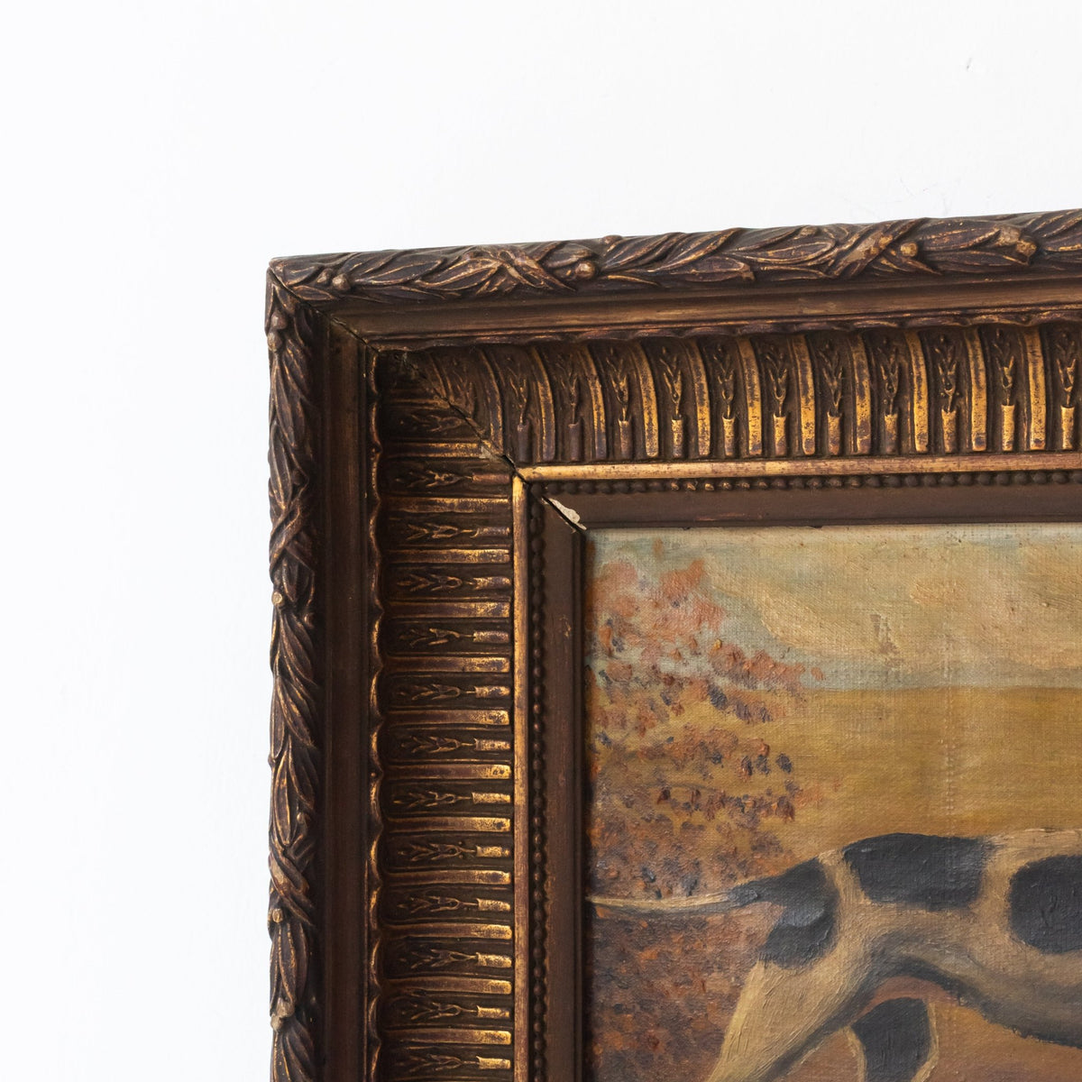 Portrait of Hunting Dog Oil Painting | Dated 1923 - elsie green - art