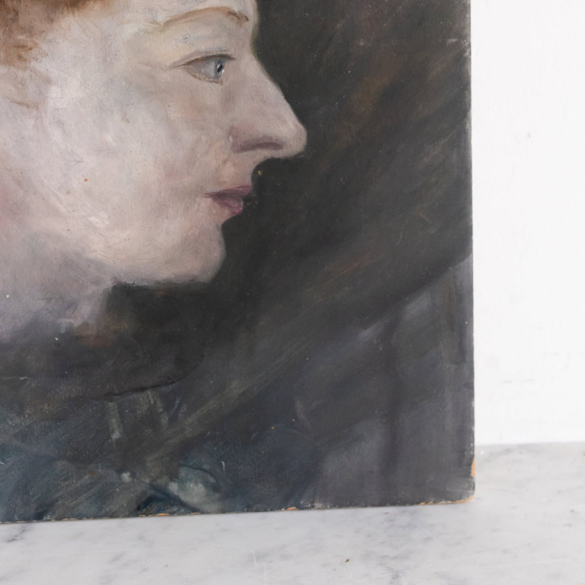Portrait of Woman in Chignon Oil Painting - elsie green - art