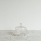 Pressed Glass Cheese Dome With Plate - elsie green - The French Kitchen