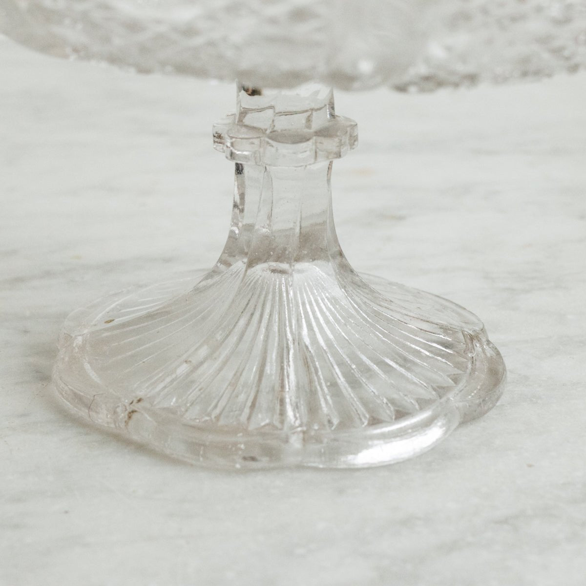 Pressed Glass Pedestal - elsie green - The French Kitchen