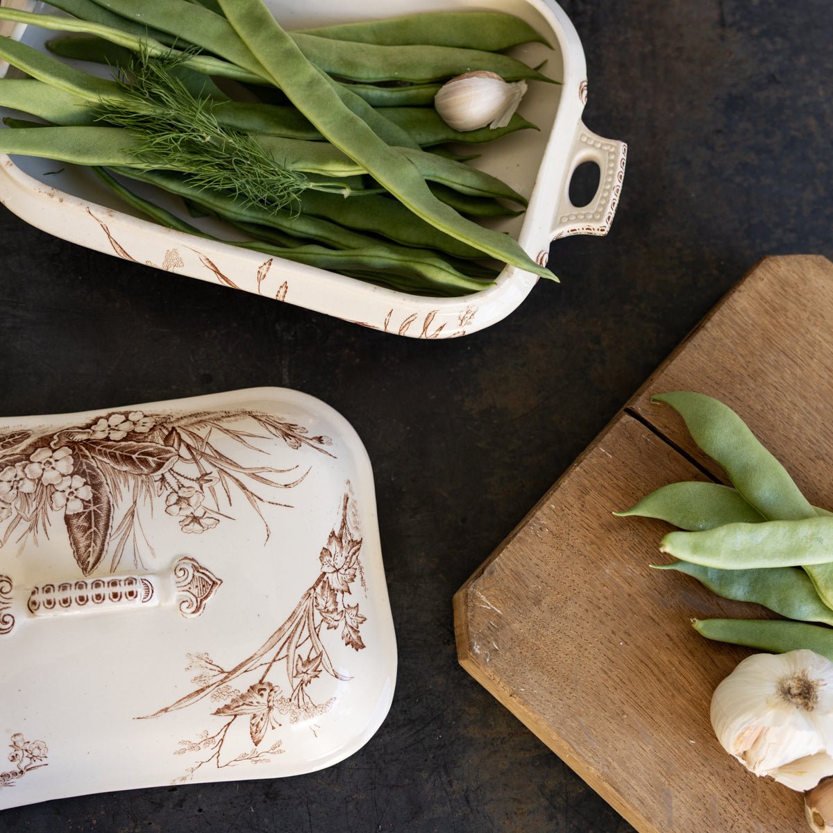 Primrose Transferware Tureen - elsie green - the french kitchen
