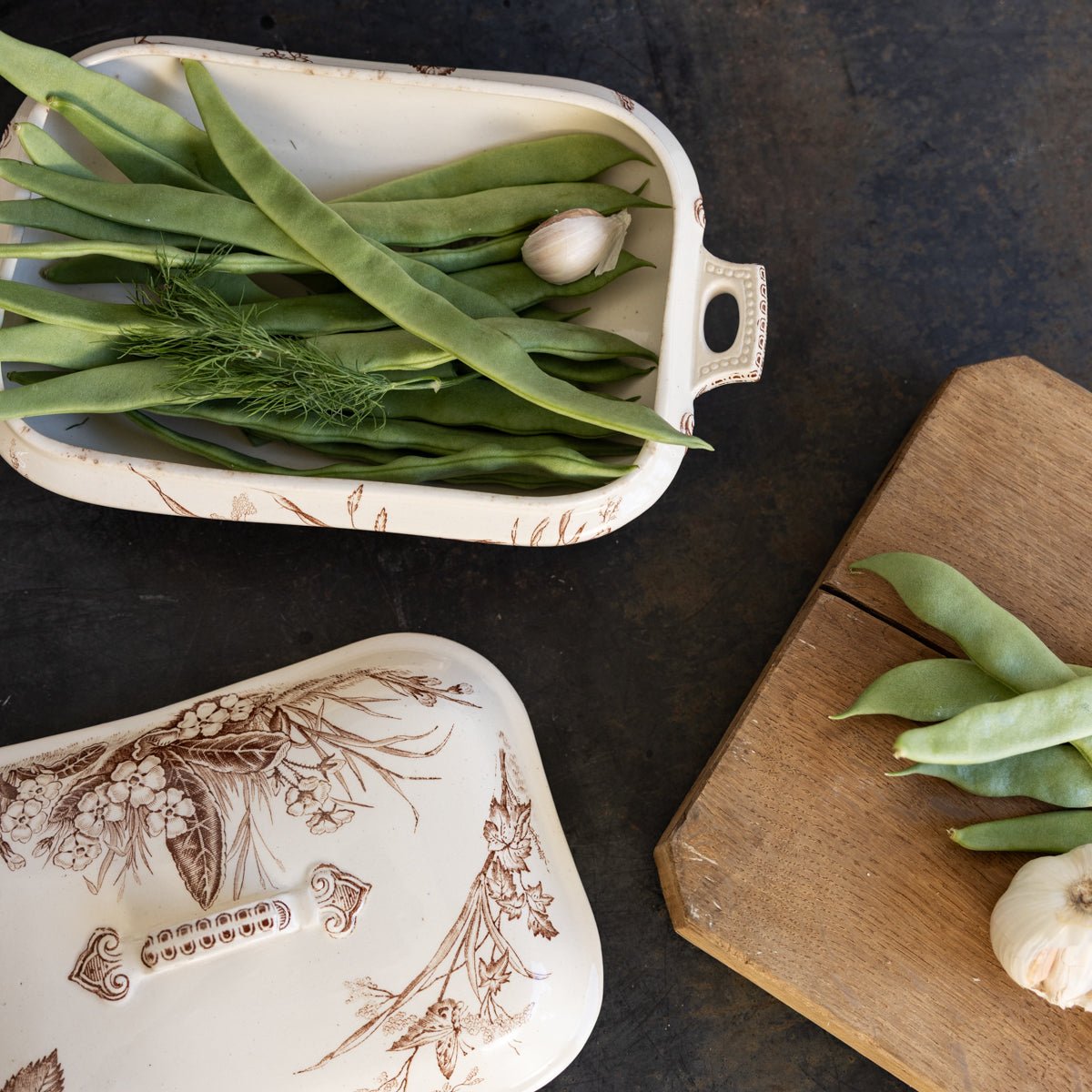 Primrose Transferware Tureen - elsie green - the french kitchen