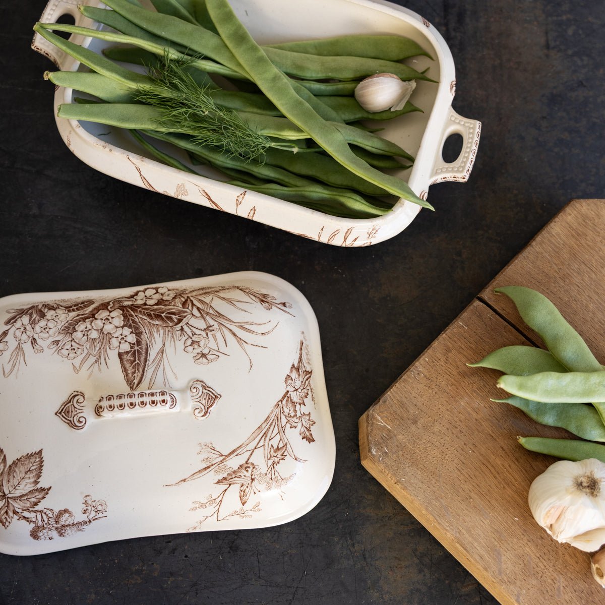 Primrose Transferware Tureen - elsie green - the french kitchen