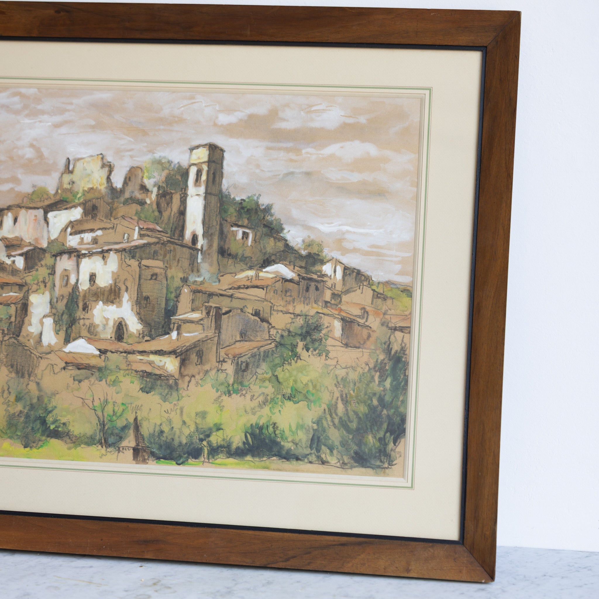 Provence Watercolor Painting - elsie green - art