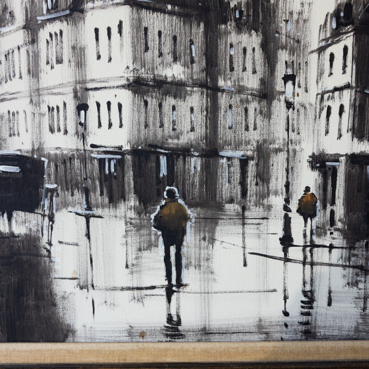 Rainy Day in Paris Oil Painting - elsie green - art
