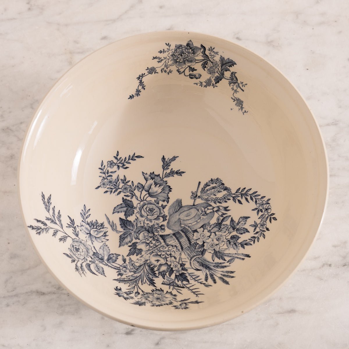 Rameau Longchamp Transferware Serving Bowl - elsie green - the french kitchen
