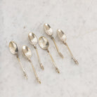 Rare Demitasse Spoon Set of 6 - elsie green -