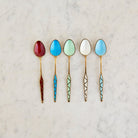Rare Egon Lauridson Sterling Demitasse Spoon Set of 5 | The Patrick Orbe Collection - elsie green - the french kitchen